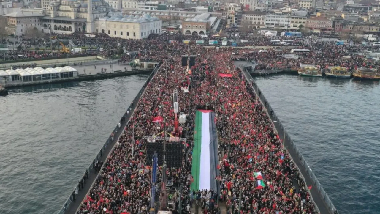 Filistin’e destek yürüyüşü 9 Ağustos’ta İstanbul’da