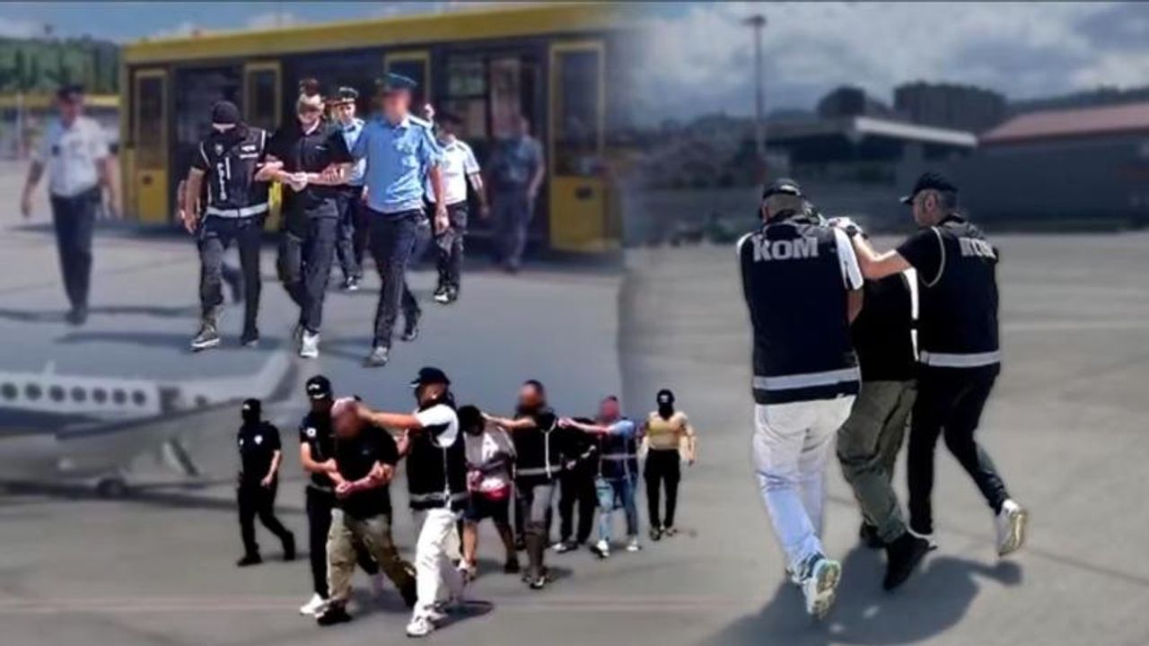 Kırmızı bültenle aranan üç kişi Türkiye’ye getirildi