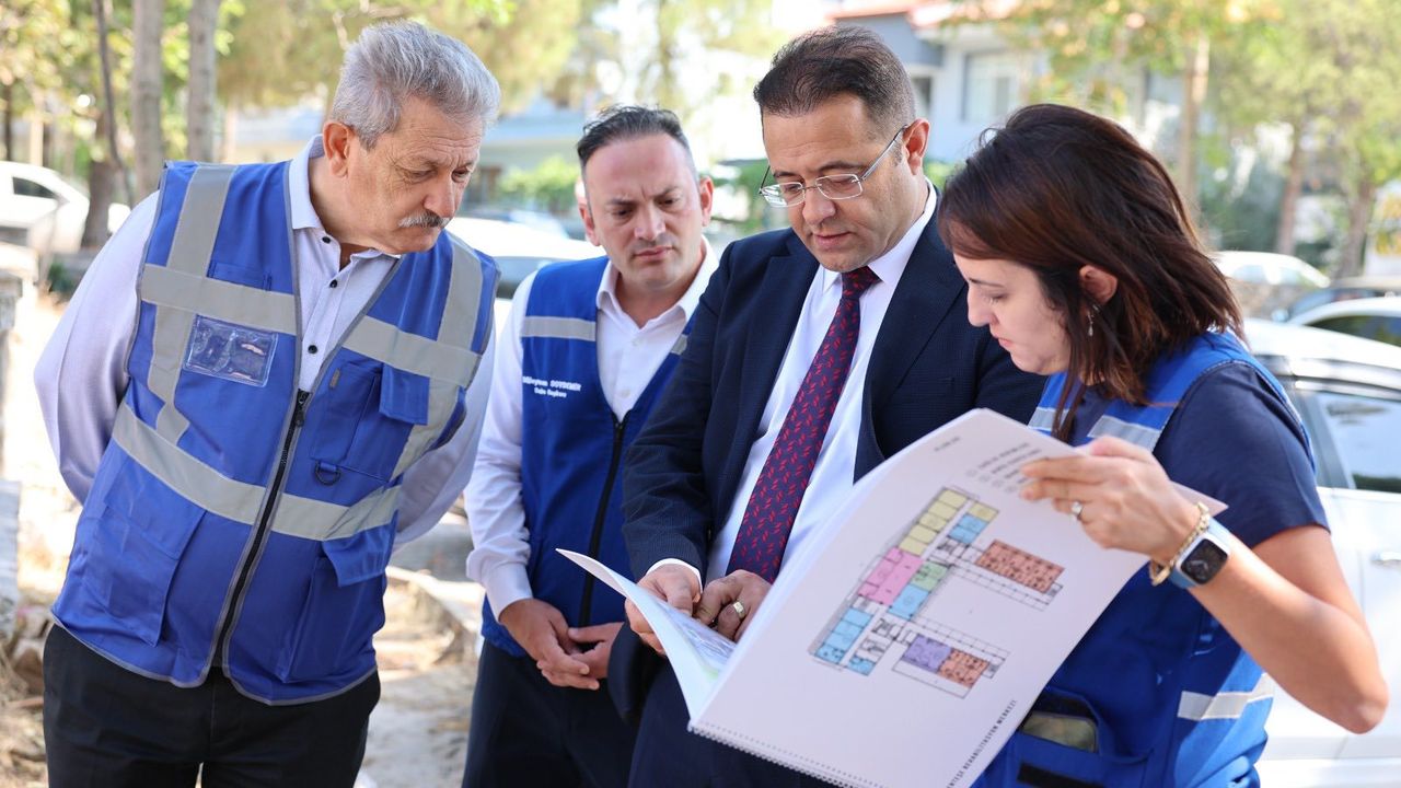 Menteşe’de devam eden yatırımlar yerinde incelendi