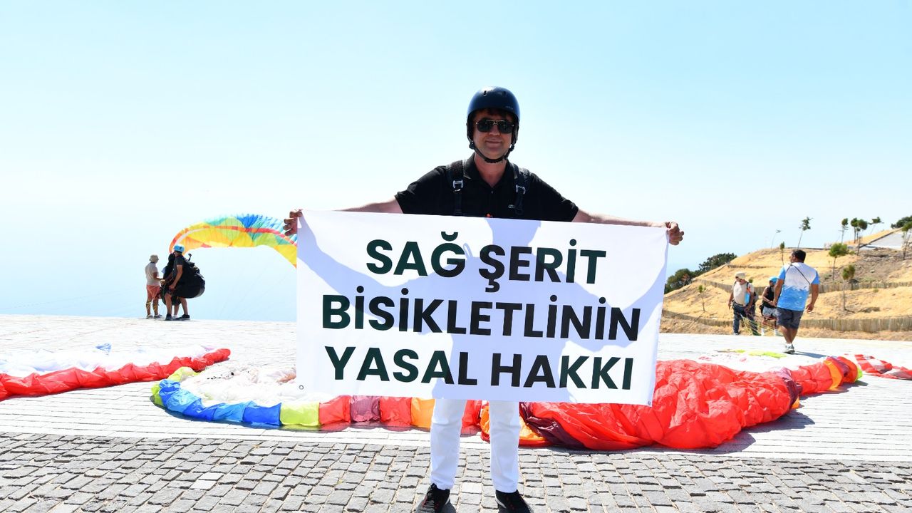 Bisiklet farkındalığı için anlamlı çağrı