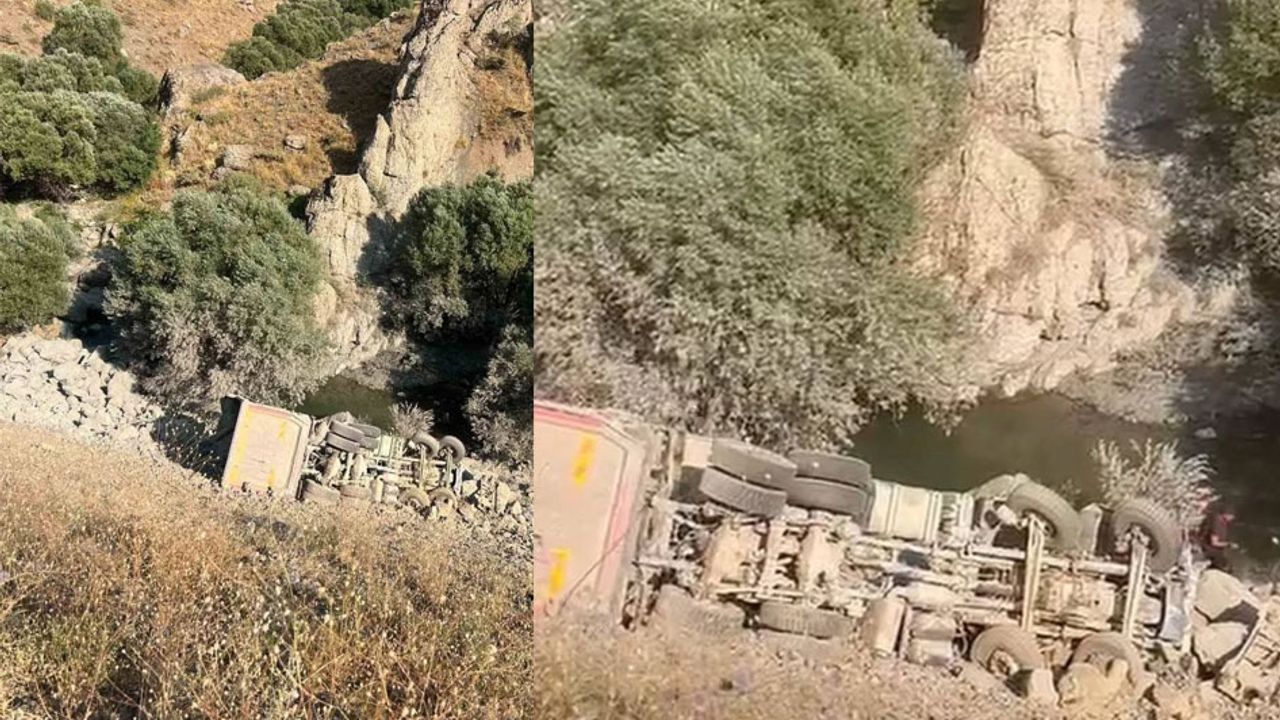 Hakkari Yüksekova’da kamyon uçuruma yuvarlandı: Sürücü hayatını kaybetti