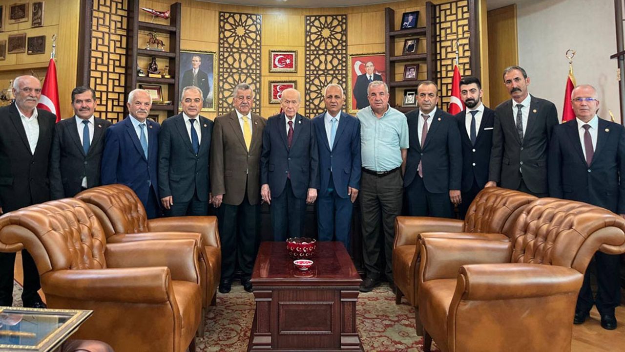 MHP Isparta heyetinden genel başkan Bahçeli’ye ziyaret