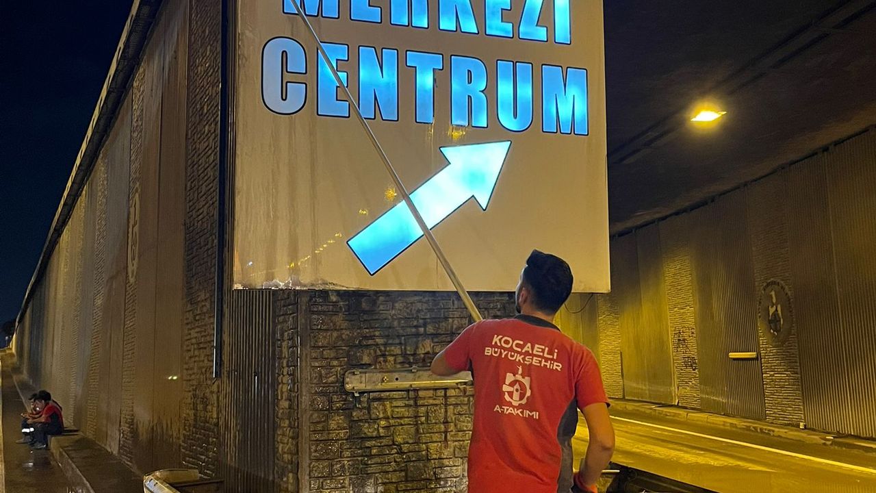 Kocaeli’de SEKA tüneline A Takımı dokunuşu