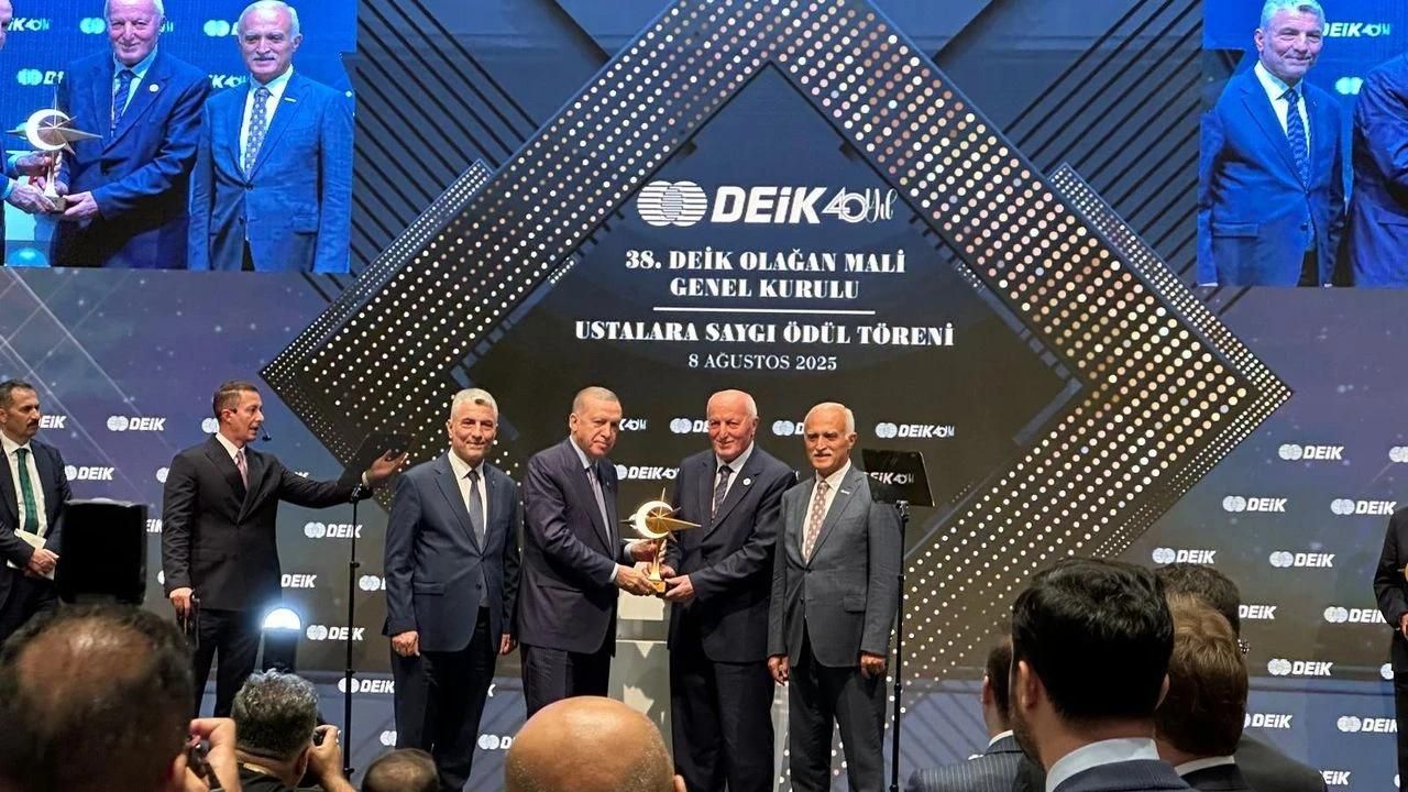 Rizeli İş İnsanı Halim Mete’ye Cumhurbaşkanı Erdoğan’dan “Yılın Ustaları” ödülü