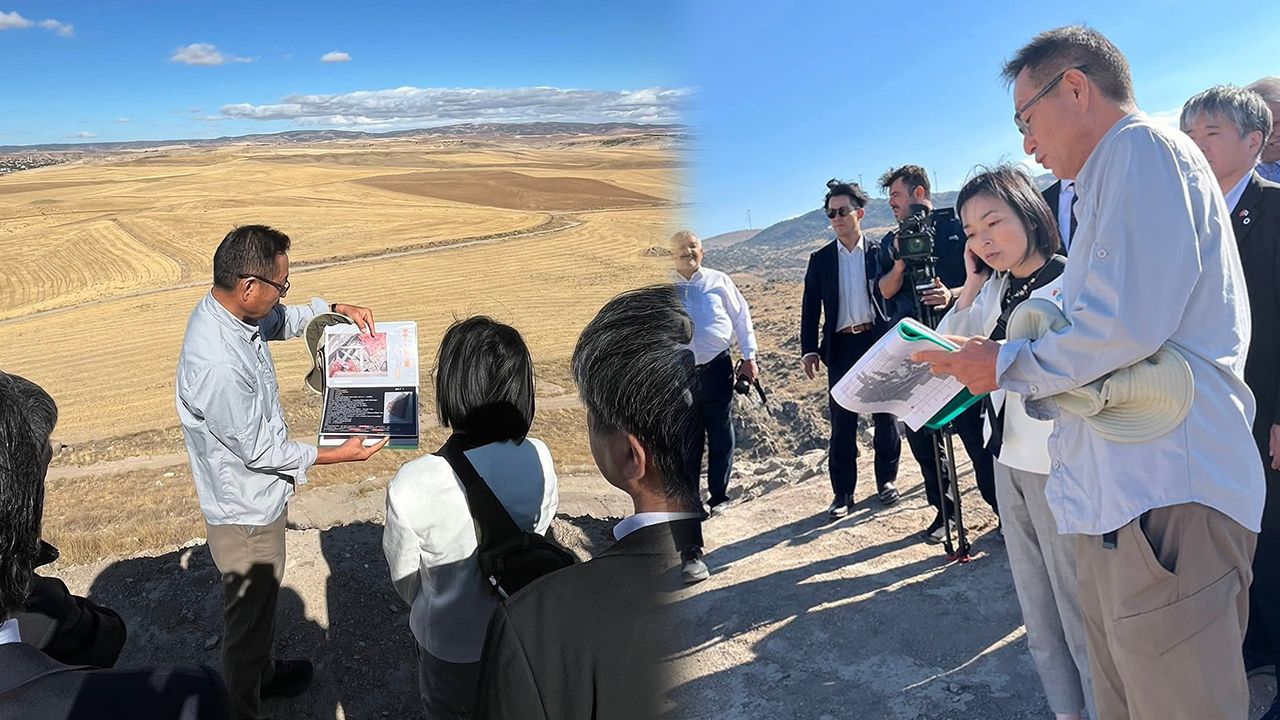 Prenses Mikasa, Kırıkkale Büklükale’de kazı çalışmalarında