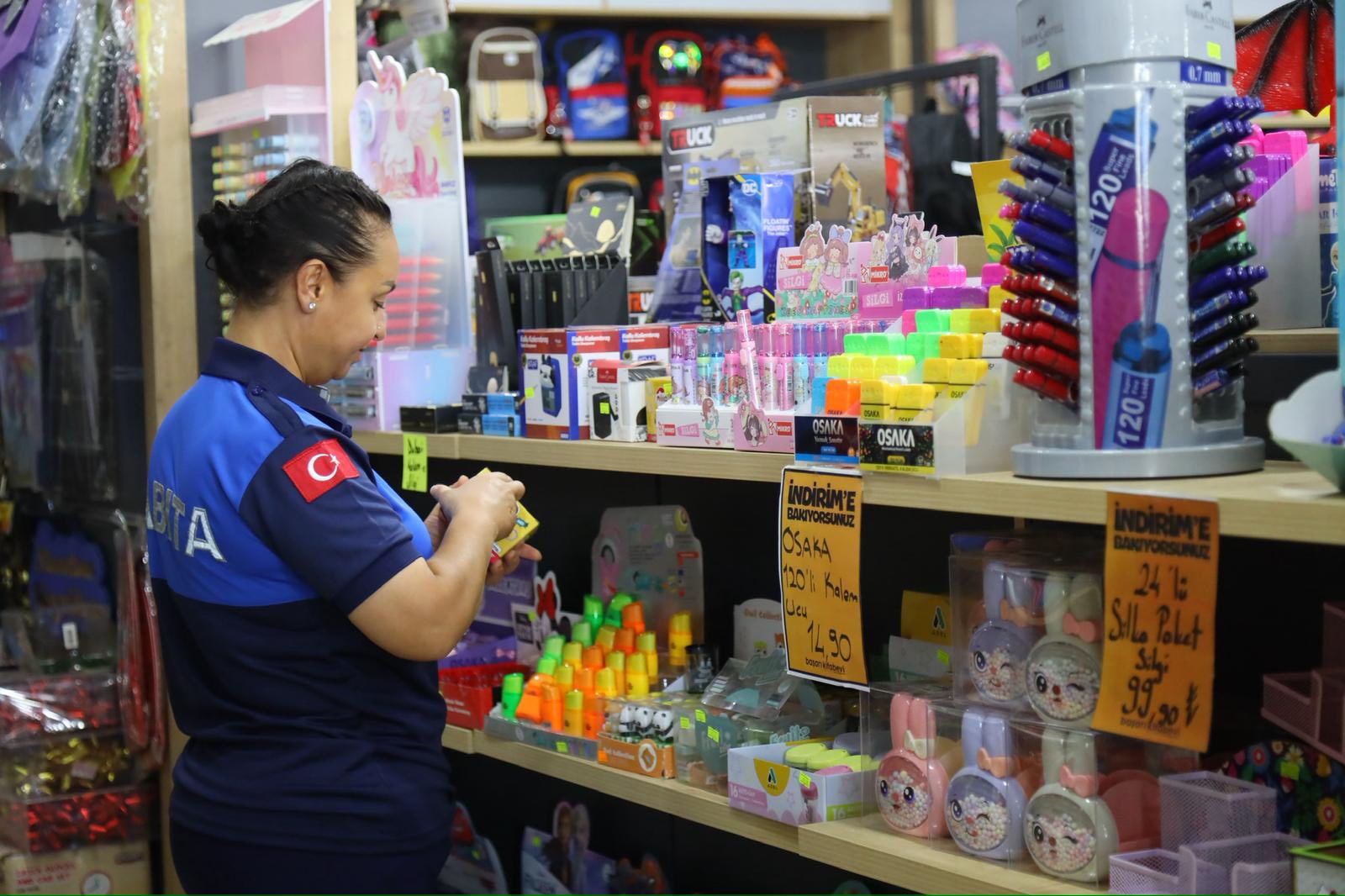 Aksaray’da Kırtasiyelere Sıkı Denetim