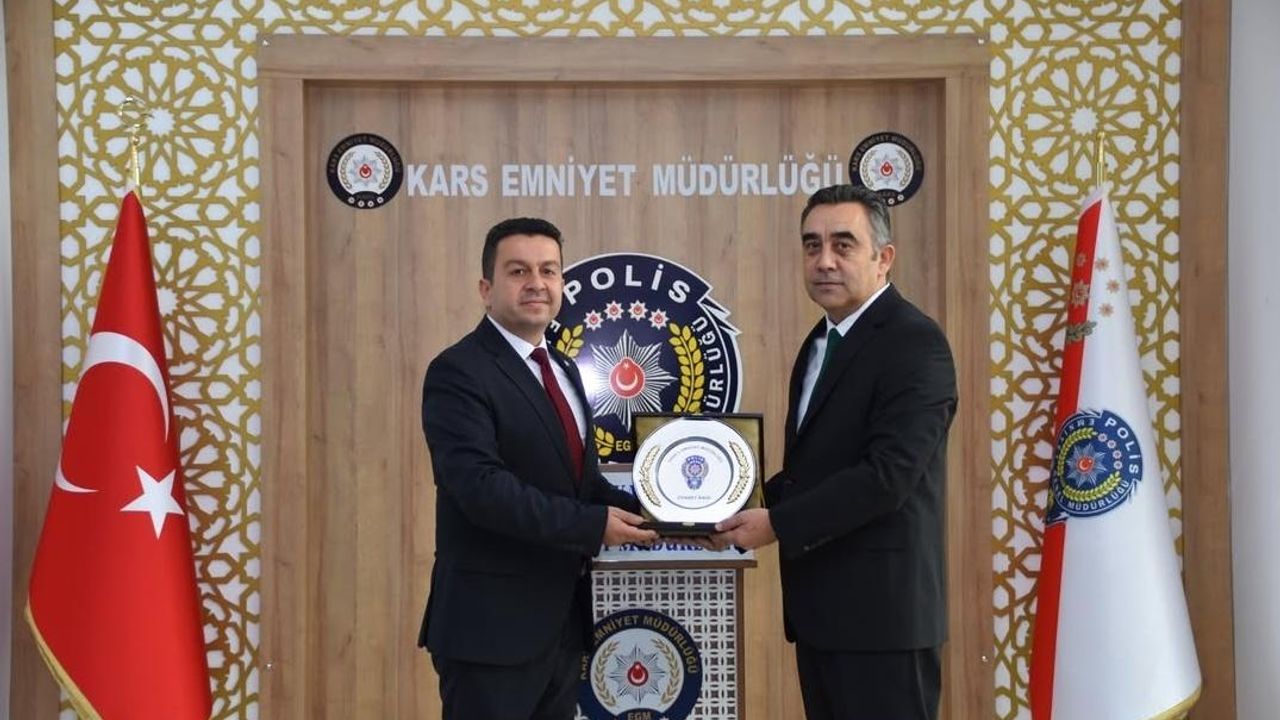 İdare Mahkemesi Başkanı Yonisoğlu’ndan Emniyet Müdürü ‘ne ziyaret