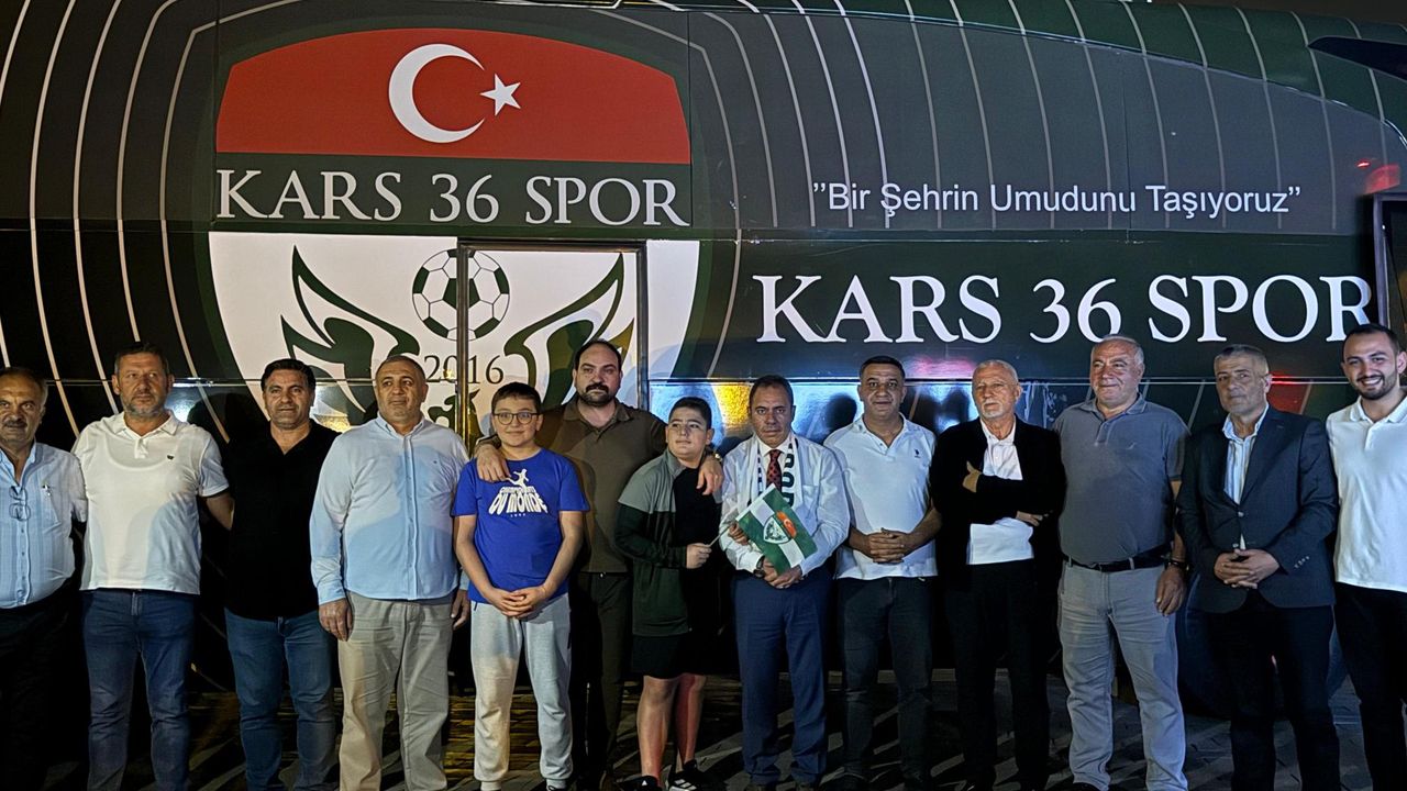 Kars36 Spor’a yeni takım otobüsü