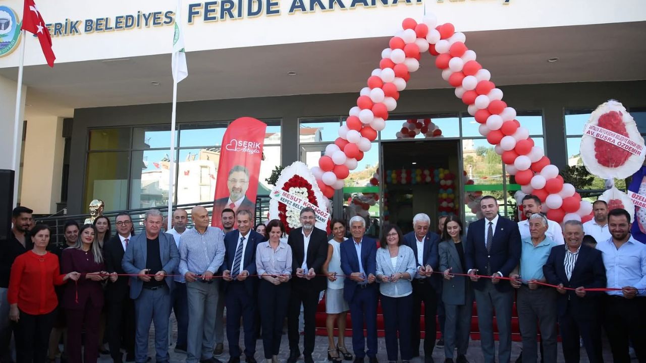 Serik‘de eğitime destek