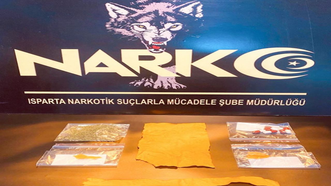 Isparta’da uyuşturucu operasyonu: 1 şüpheli gözaltında