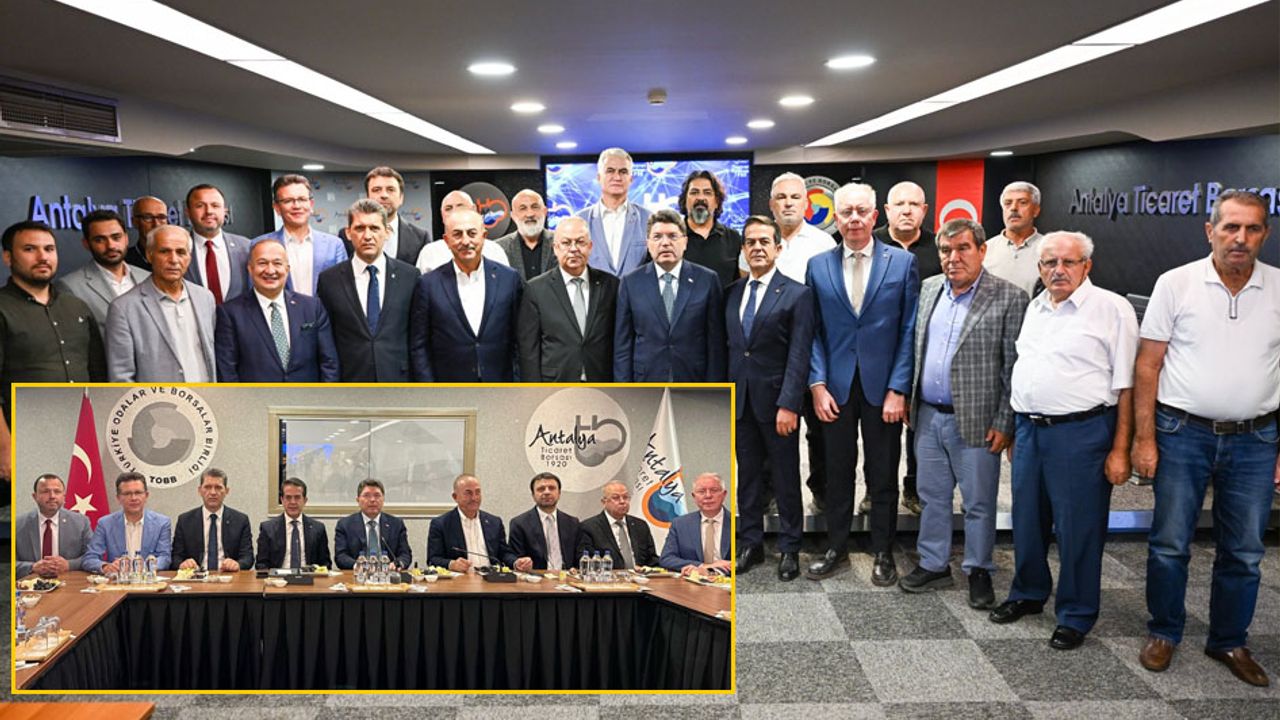 Adalet Bakanı Yılmaz Tunç’tan Antalya ticaret borsası’na ziyaret