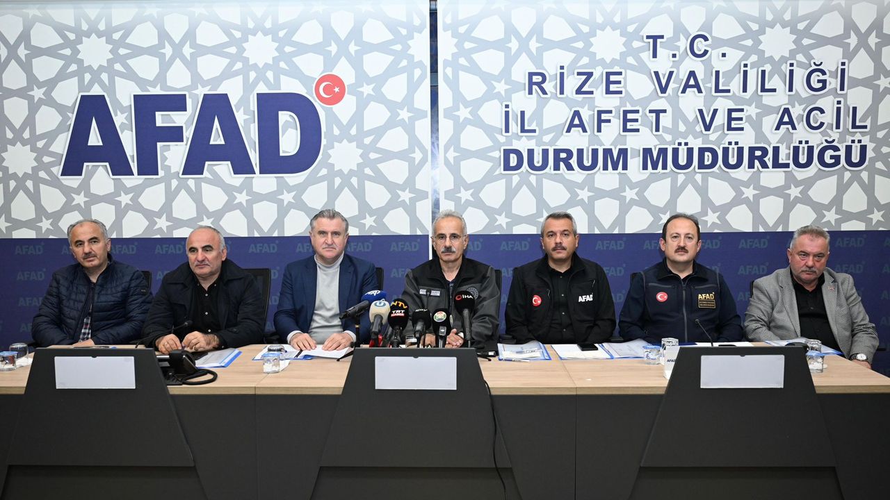 Sel ve heyelanın vurduğu Rize’de son durum açıklandı