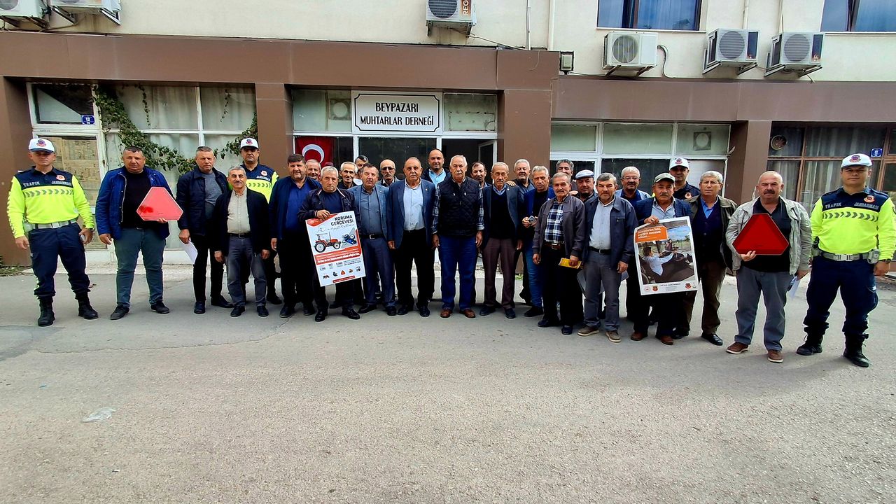 İl Jandarma ve Beypazarı jandarmadan ortak çalışma