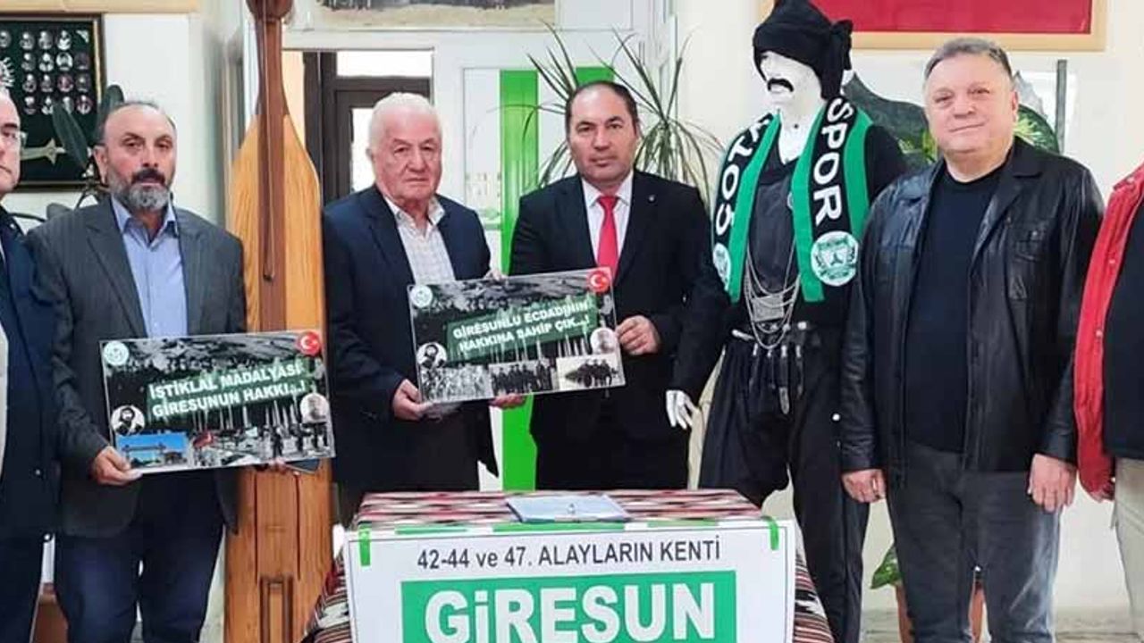 Ali Kara; Giresun’a istiklal madalyası için yollara düştü