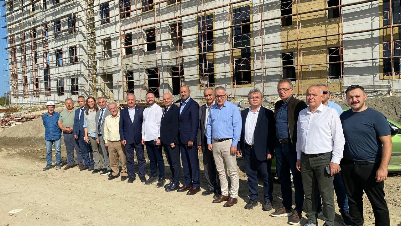 Giresun Üniversitesi Tıp Fakültesi Mofroloji binası bitmek üzere