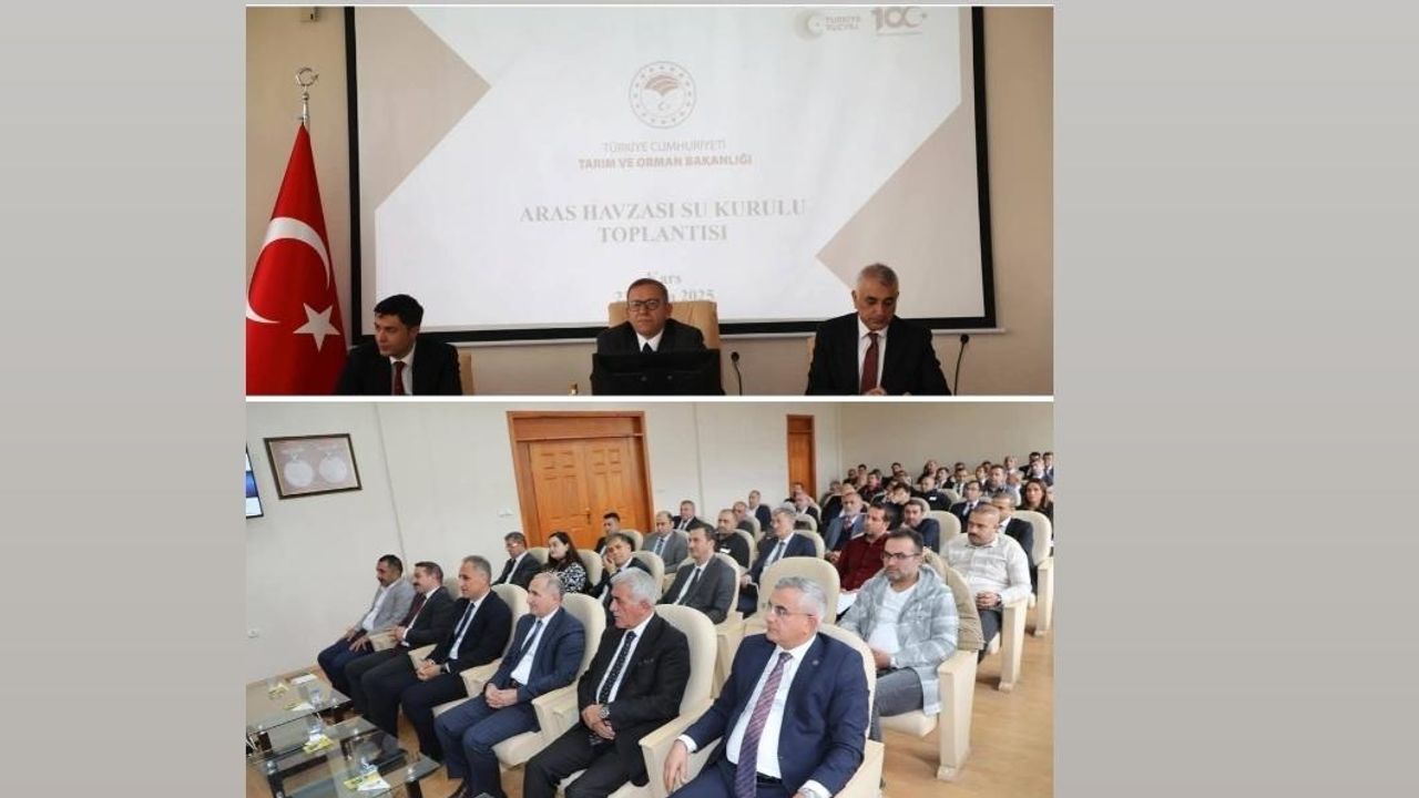 Aras Havzası İl Su Kurulu Toplantısı Kars’ta gerçekleştirildi