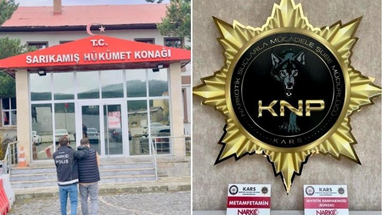 Sarıkamış’ta yasaklı madde operasyonu: 1 kişi tutuklandı