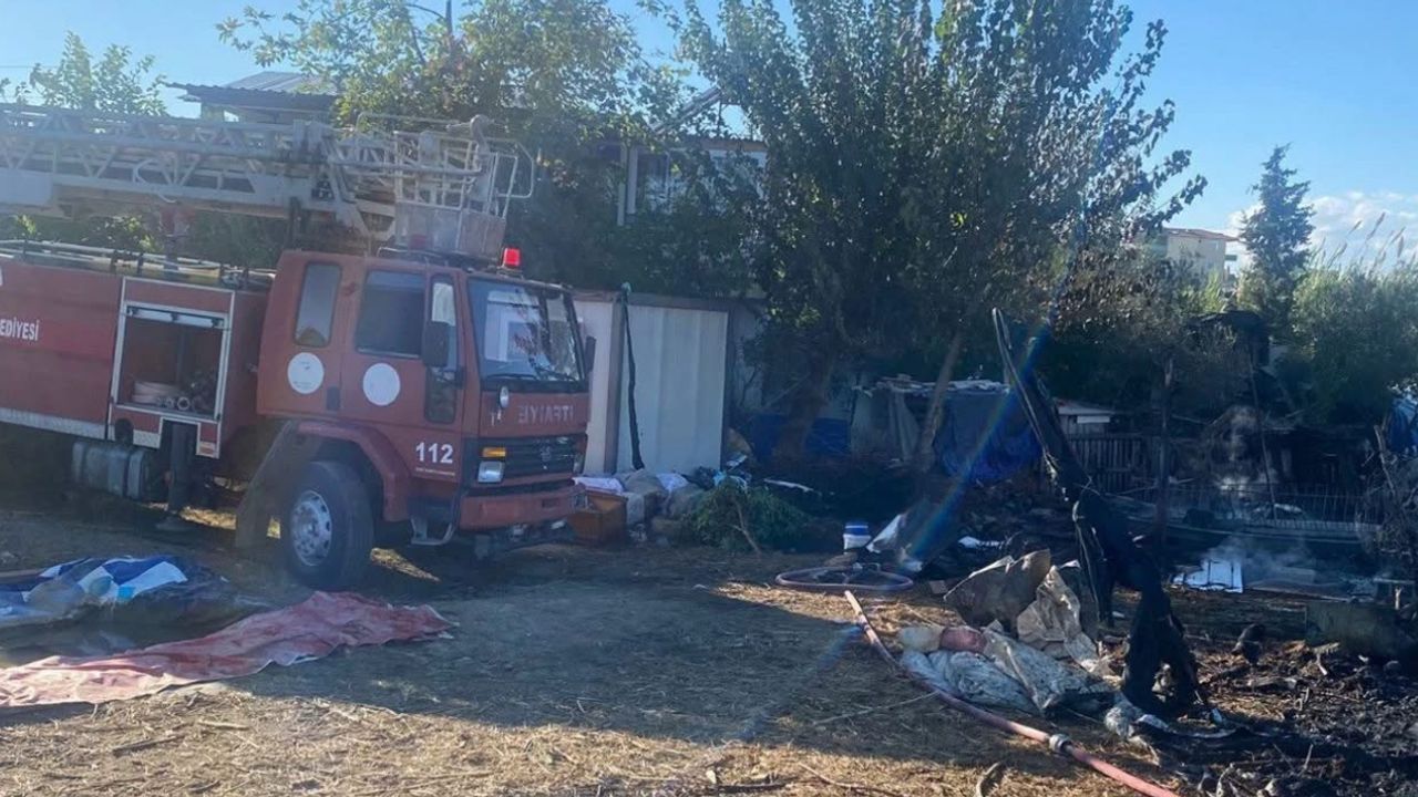 Serik’te ahır yangını: 1 koyun telef oldu, 3 koyun yaralandı