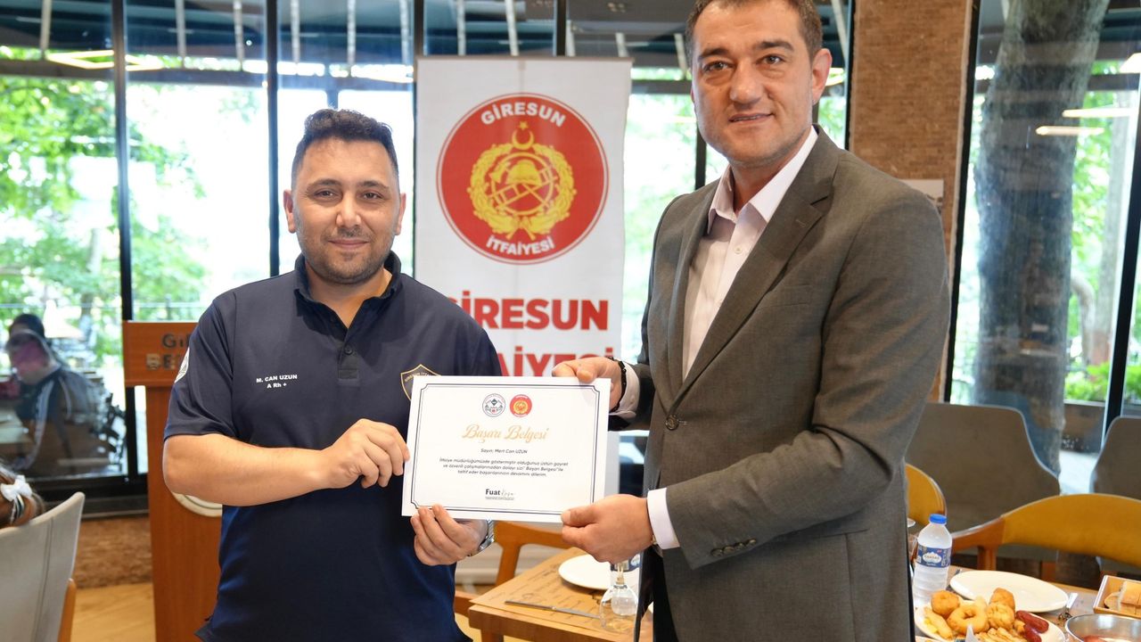 Başkan Köse, İtfaiye Haftası’nda personelle bir araya geldi