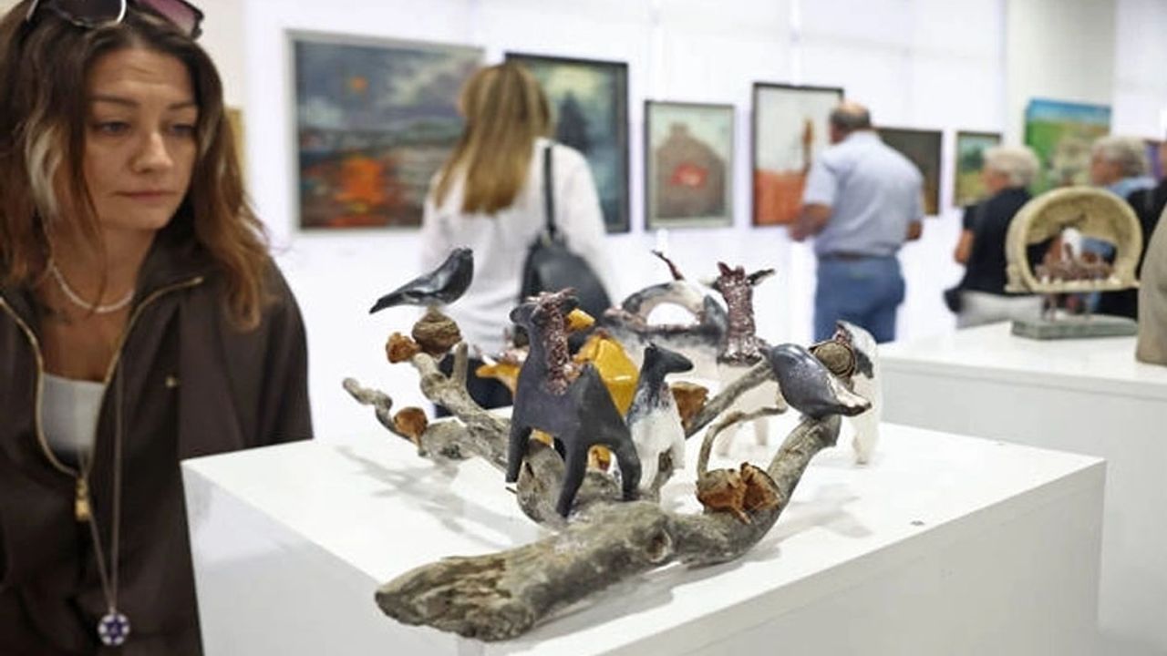 Antalya’da 102 sanatçıdan 102 eserlik sergi