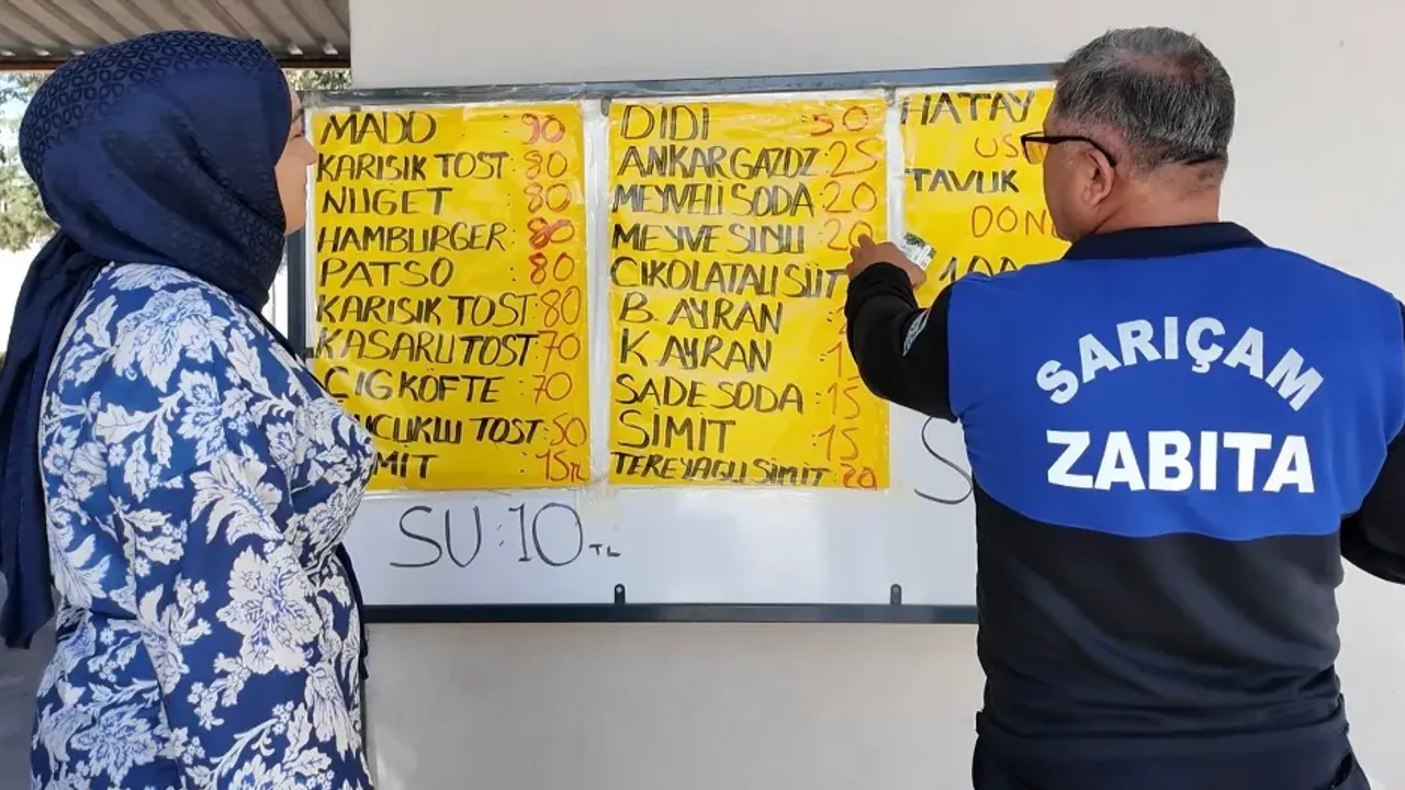 Sarıçam’da okul kantinlerine sıkı denetim!