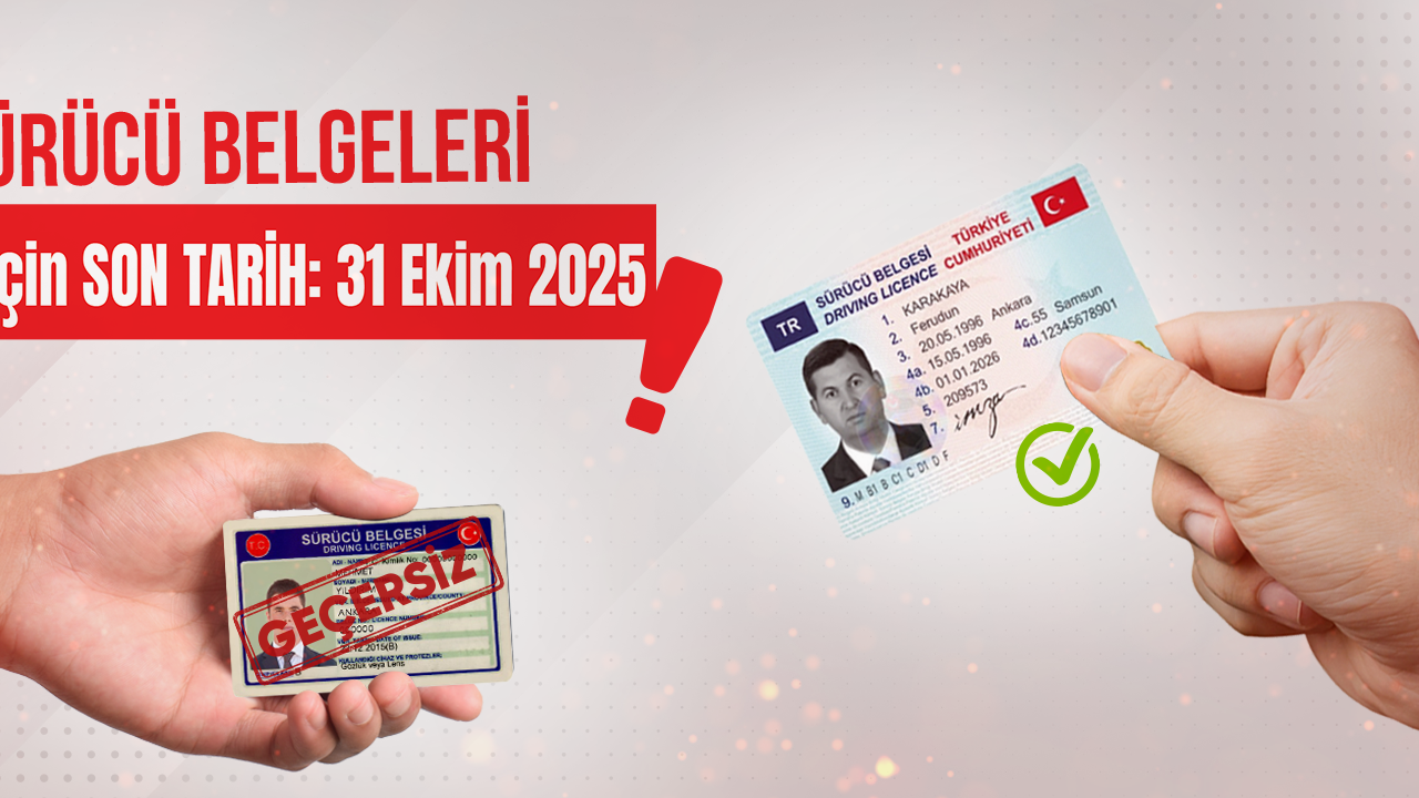 Eski Tip Sürücü Belgelerinin Yenilenmesi İçin Son Tarih