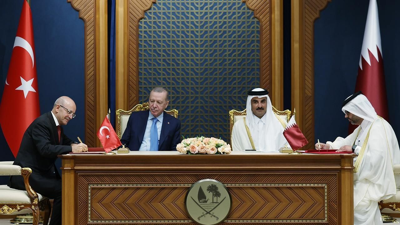 Türkiye ve Katar arasında çok sayıda anlaşmaya imza atıldı