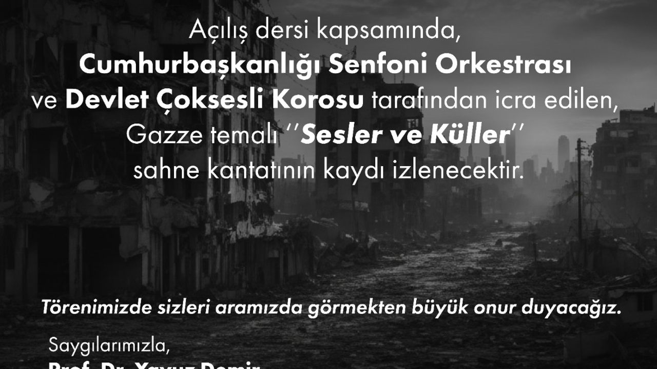 Ankara Bilim Üniversitesi, yeni eğitim yılına sanatla başladı