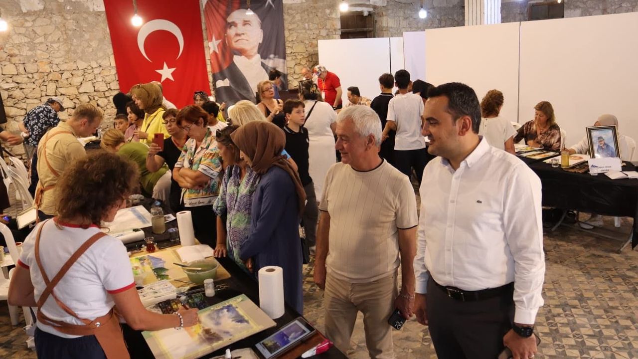 6. Uluslararası Finike Suluboya festivali başladı