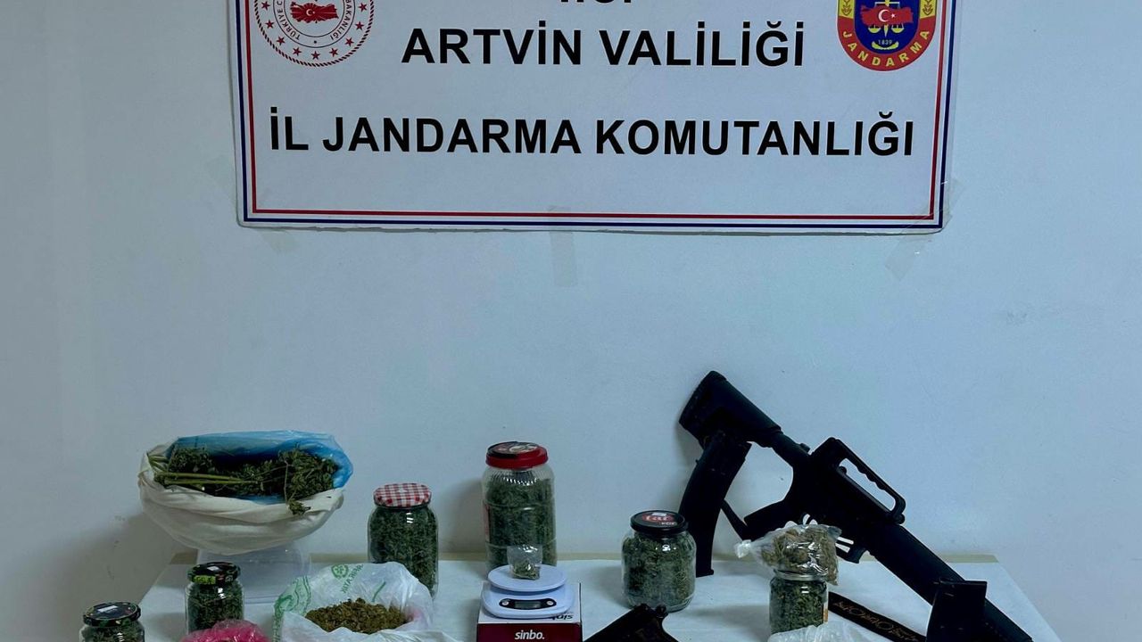 Artvin’de uyuşturucu operasyonunda yakalanan 1 zanlı tutuklandı