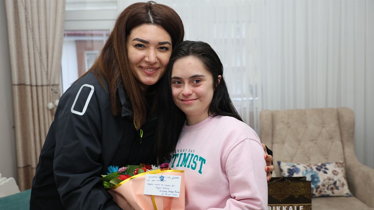 Kırıkkale’de İrem’e yürek ısıtan ziyaret