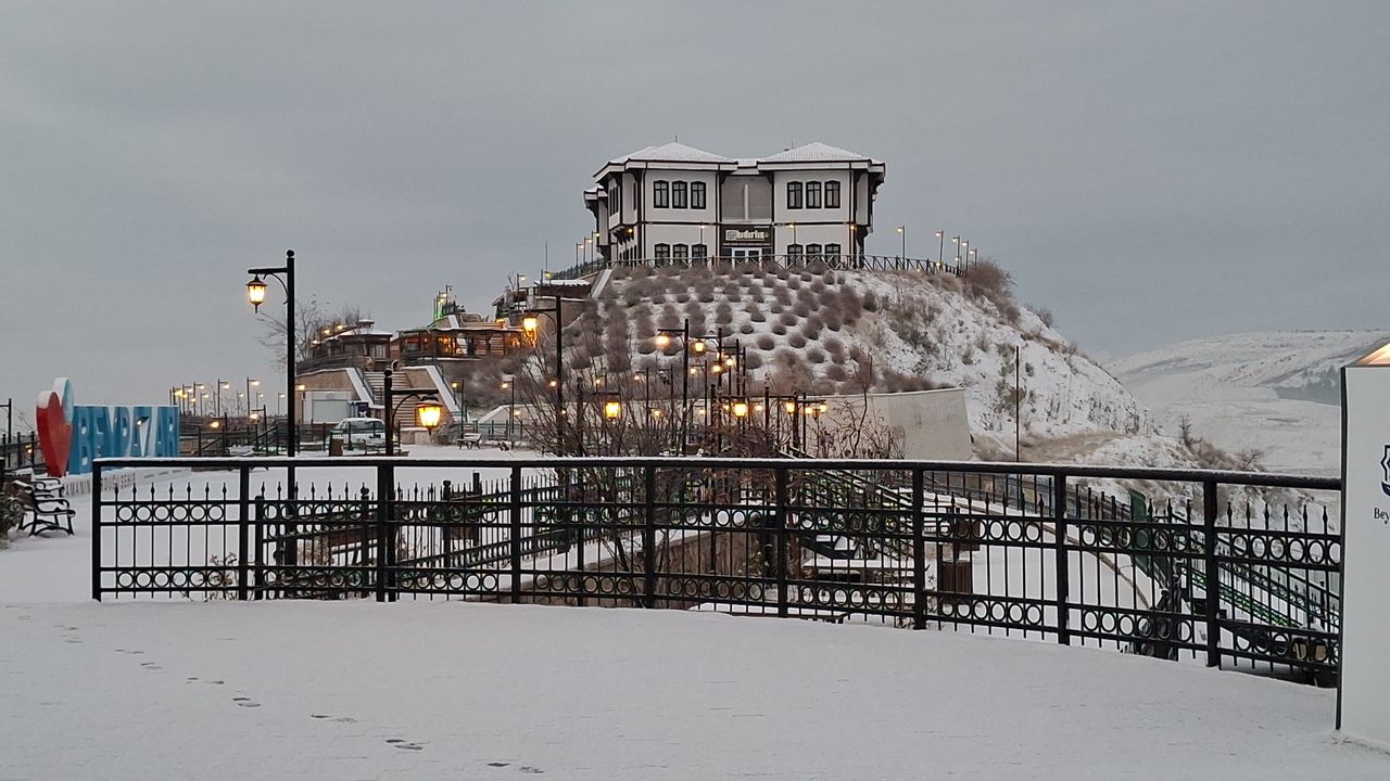 Tarihi İlçe Beypazarı Beyaz gelinliğe büründü