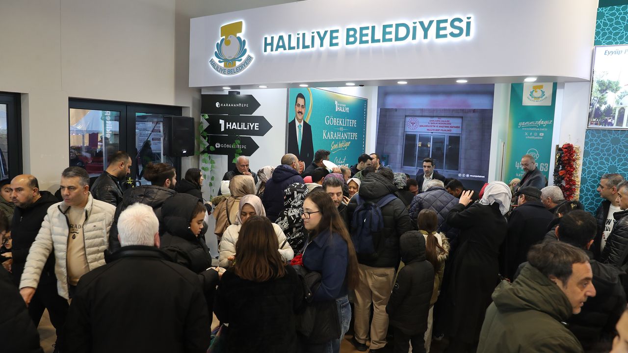 Haliliye Belediyesi standına büyük ilgi