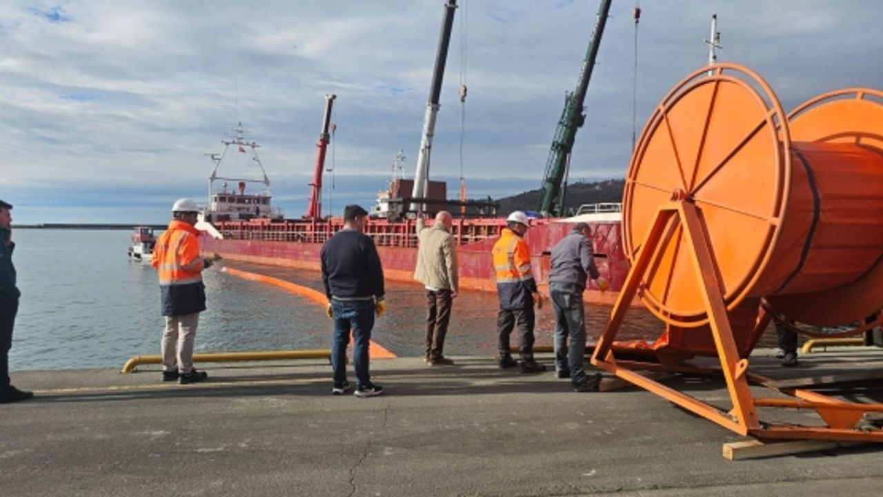 Bozhane Limanı’nda deniz kirliliği tatbikatı yapıldı