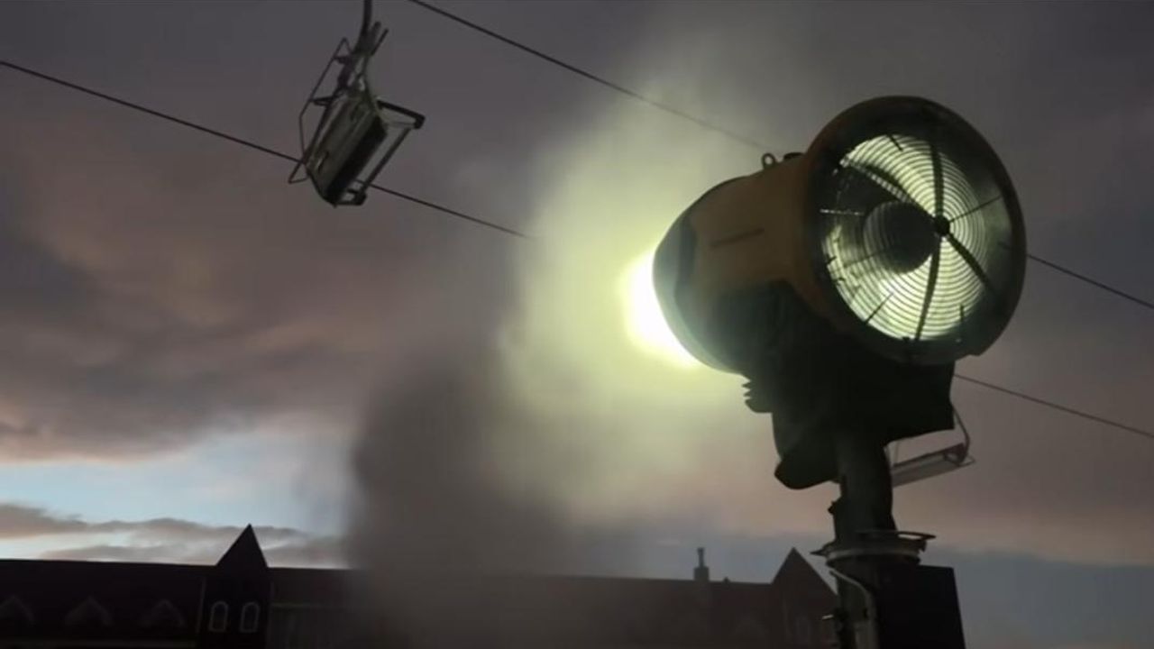 Sarıkamış’ta  Suni Karlama Tesisinde test süreci başladı