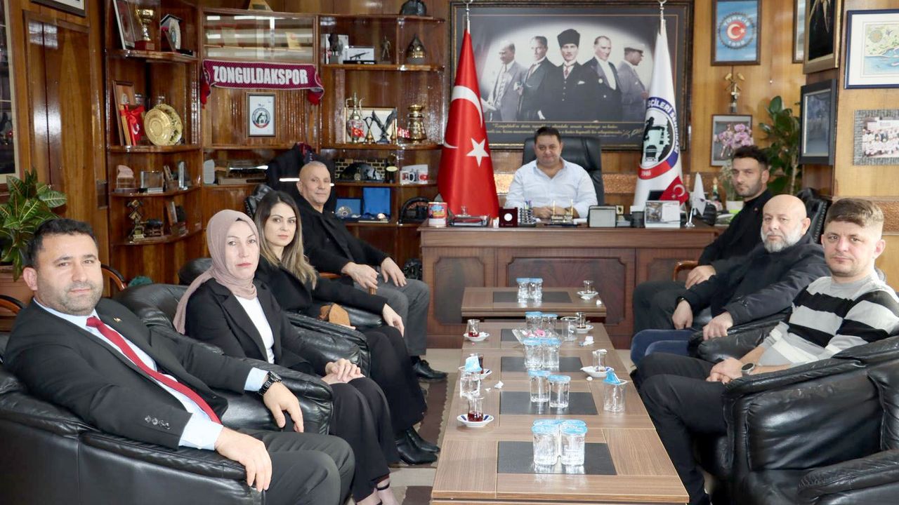 MHP Kozlu İlçe Yönetiminden Gemis’e ziyeret