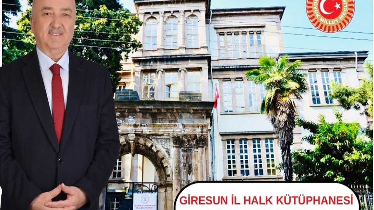 Giresun İl Halk Kütüphanesine kavuşuyor
