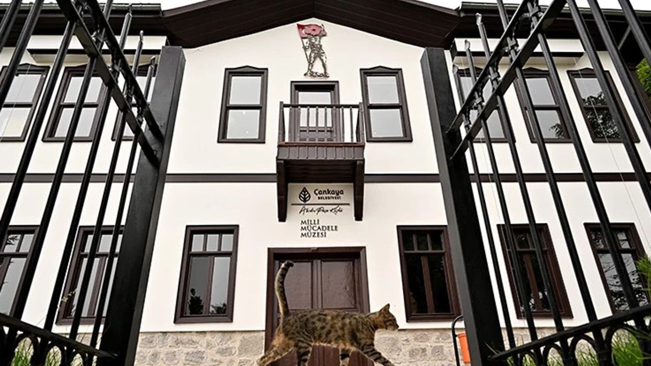 Çankaya Abidin Paşa Köşkü ‘Milli Mücadele Müzesi’ artık ücretsiz ziyaret edilebilecek