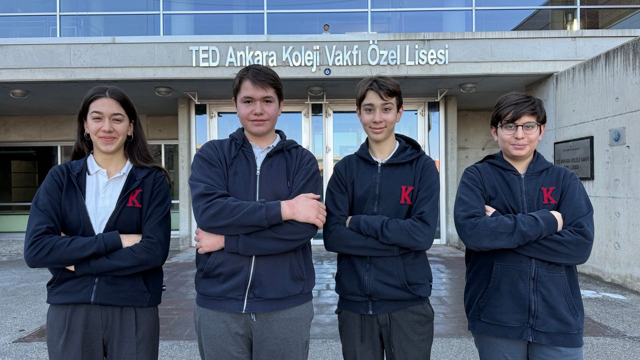 Dört lise öğrencisi dünyada ilk 10’da