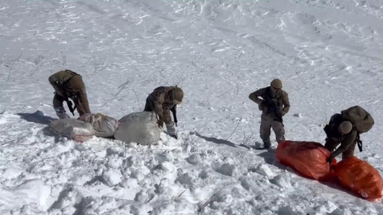 Hakkari’de 348 kilogram uyuşturucu madde ele geçirildi