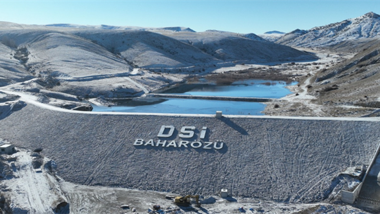 Sivas Ulaş Baharözü Barajı’nda su tutuldu