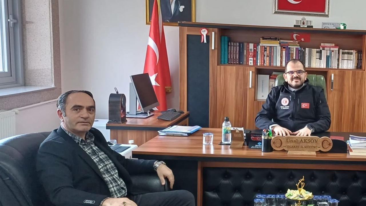 TİMBİR Bölge Başkanı Sarıkaya’dan Aksaray Ticaret İl Müdürlüğü’ne ziyaret