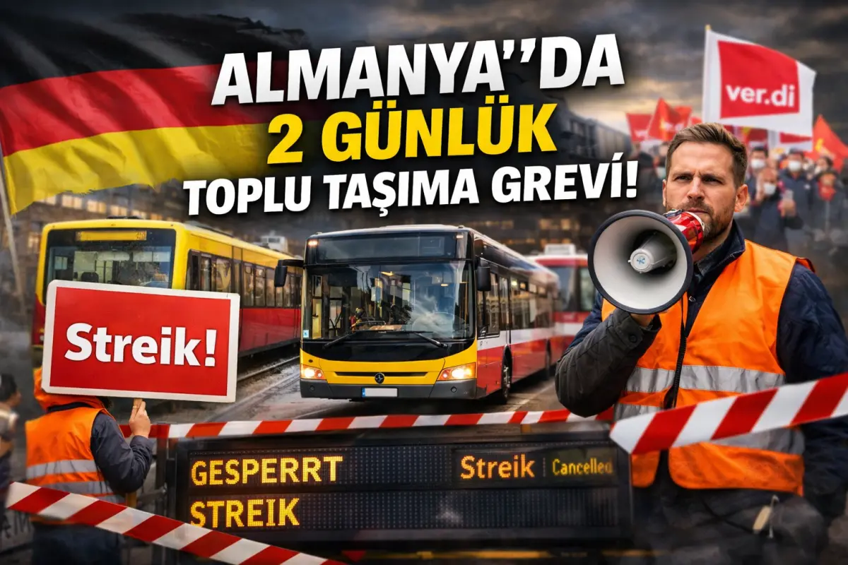 Almanya’da 2 günlük uyarı grevi
