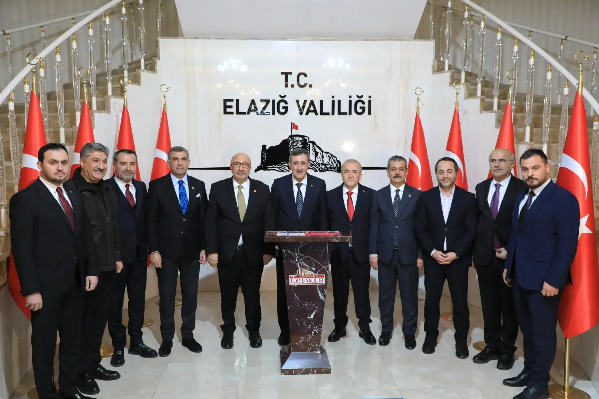 Cumhurbaşkanı Yardımcısı Cevdet Yılmaz Elazığ’da