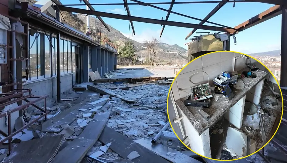 Isparta belediyesinin mülkünü harabeye çevirdiler