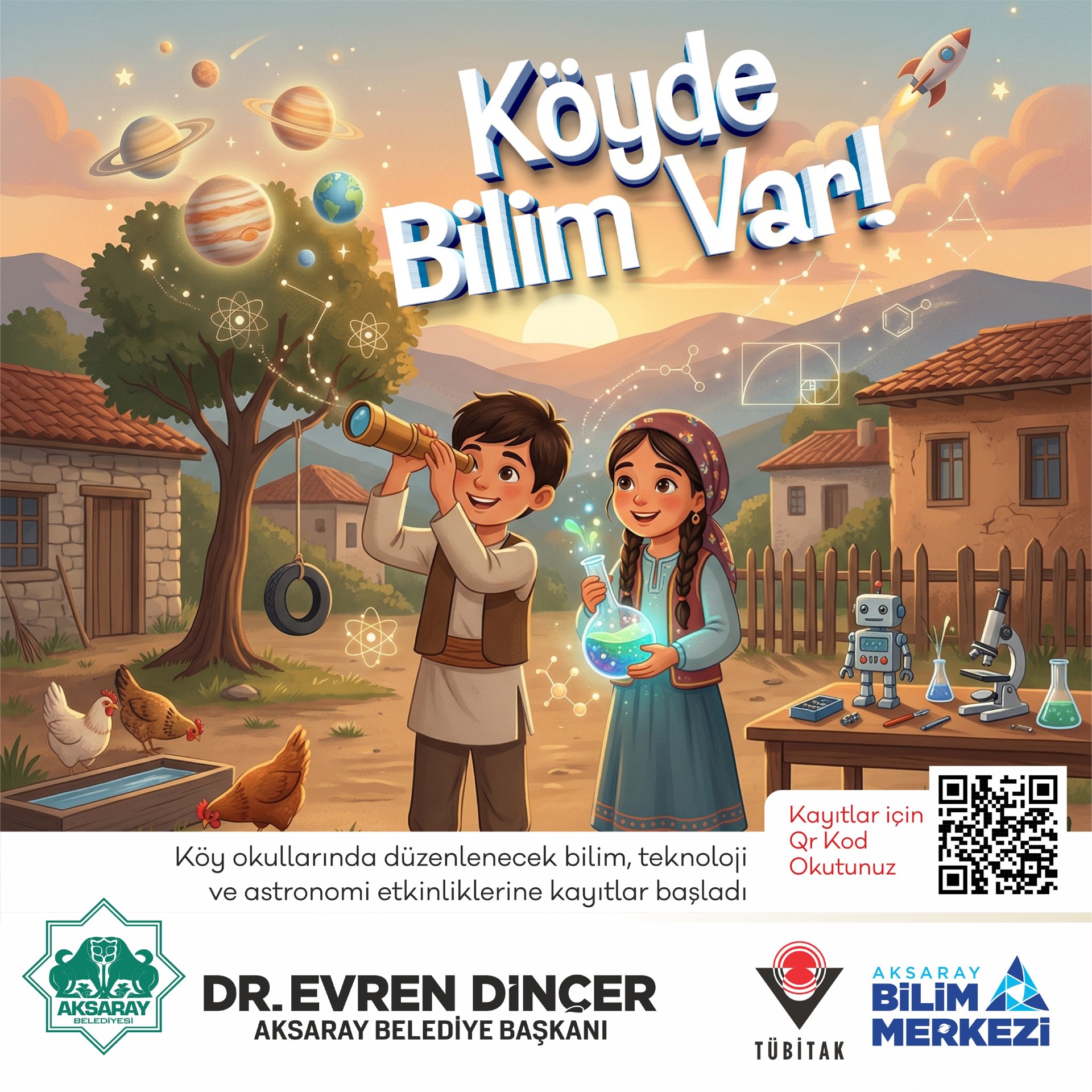 Aksaray Belediyesi’nden Köy Okullarına Bilim Desteği