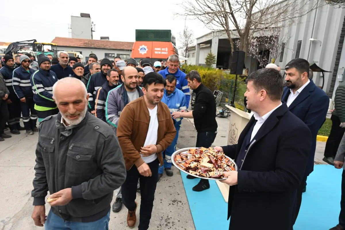 Aksaray Belediyesinde bayramlaşma