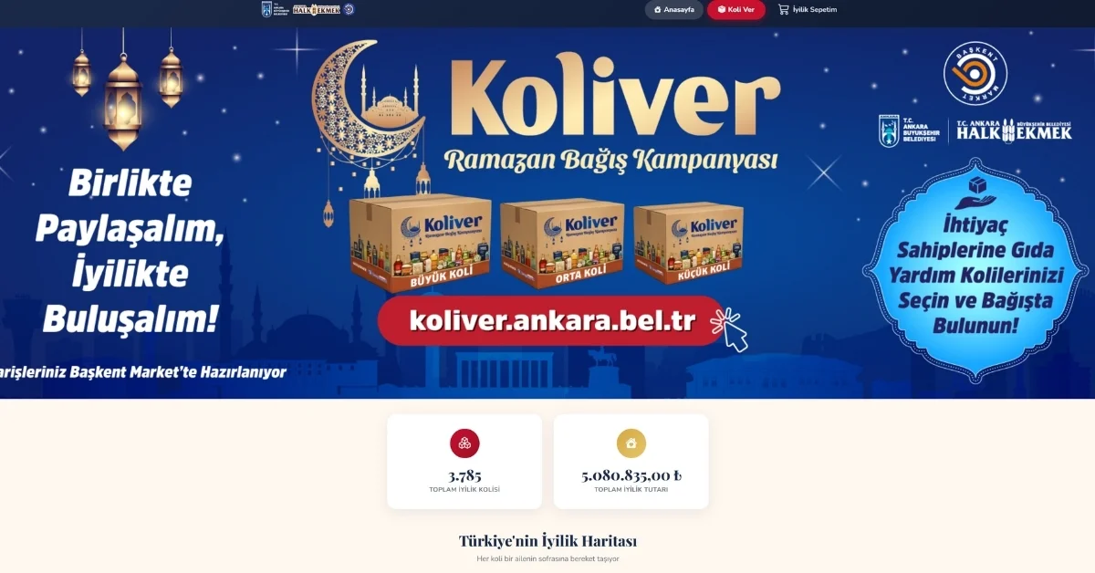 Ankara’da Ramazan dayanışması büyüyor: 9 milyon TL’yi aşan destek ihtiyaç sahiplerine ulaştı