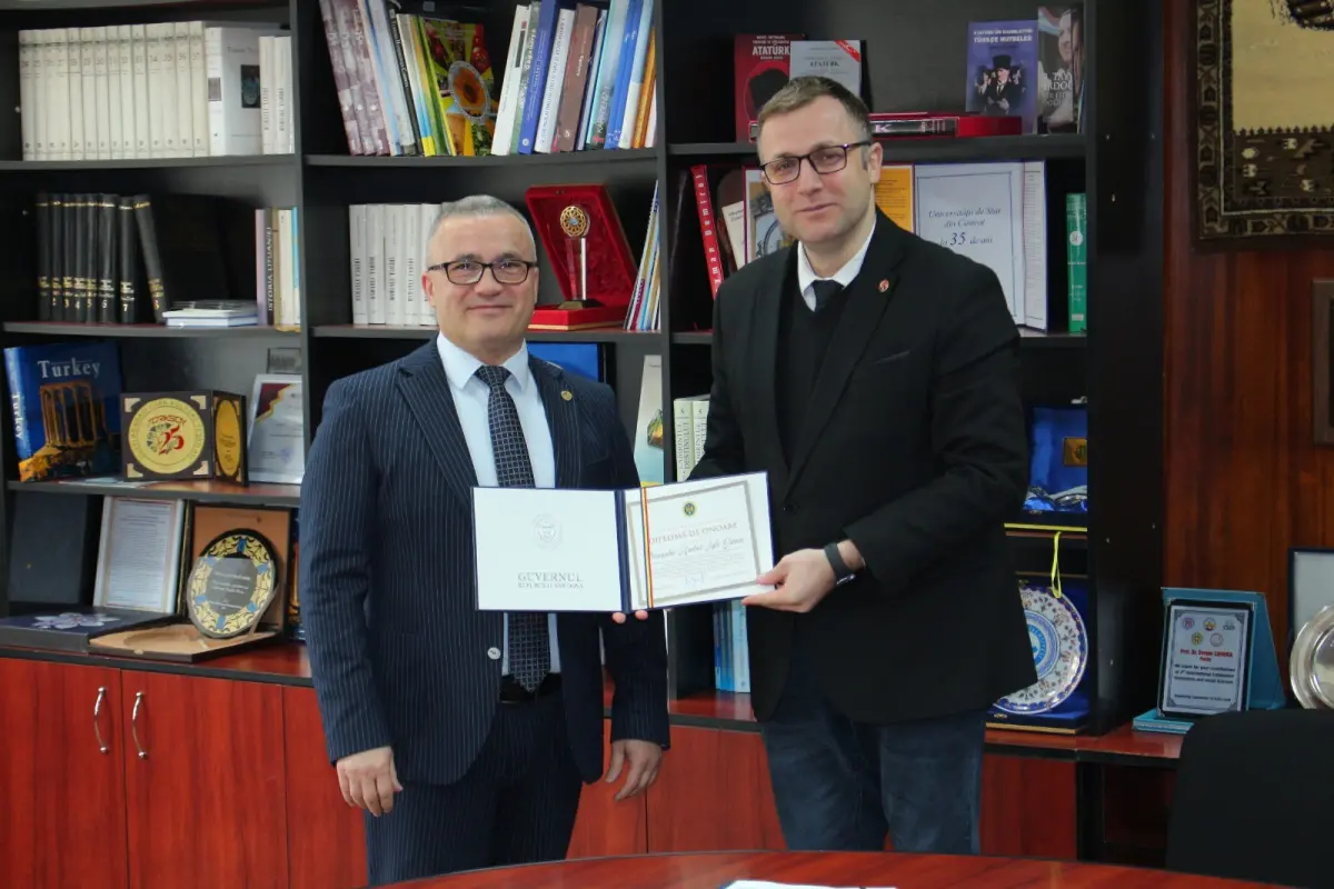 ASÜ’lü akademisyen Moldova  Hükümeti Onur Ödülü’ne layık görüldü