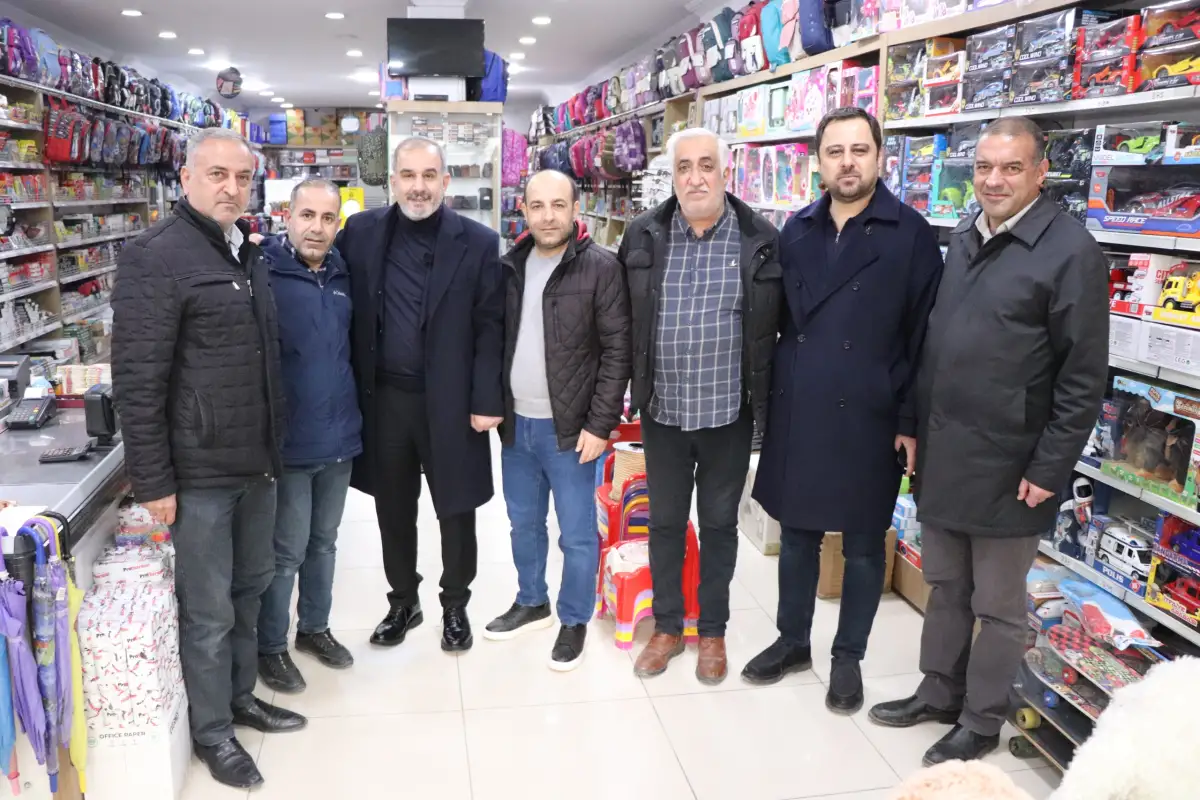 Başkan Alan’dan bayram öncesi esnaf ziyareti